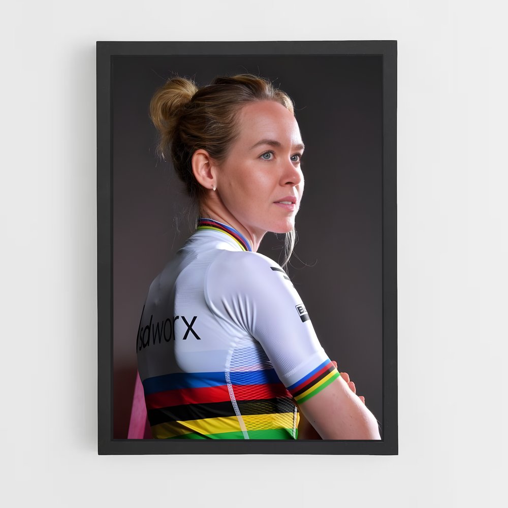 Poster Anna van breggen – affiche Cyclisme (vue 2)